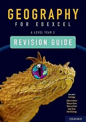 Geography For Edexcel A Level Year 2 Revision Guide By Slater Andy Book The • £4.99