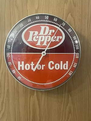 Vintage Dr Pepper. Soda Hot Or Cold Thermometer • $150