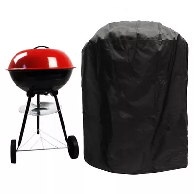 BBQ Round Grill Cover 58*77cm Barbecue Waterproof Outdoor Heavy Duty Protection • $19.12