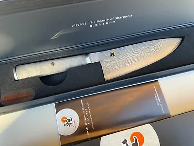 Miyabi Black 5000MCD67 6″ Wide Chef’s Knife Kurosome Damascus Wide Gyuto 34403 • $263.99