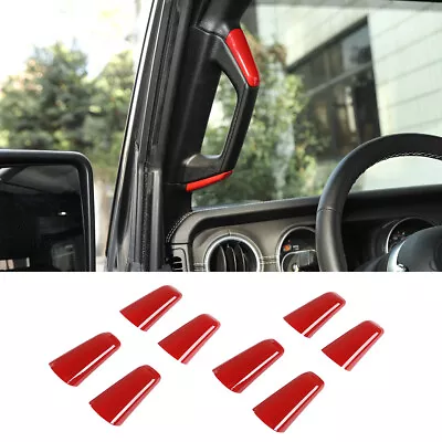 Interior A/B Pillar Handle Grab Bar Cover Trim Decor For Jeep Wrangler JL 2018+ • $16.99