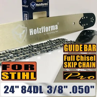 £58.43 • Buy 24 Or 25  Guide Bar Saw Chain 84DL 3/8  .050  For Stihl MS440 MS441 MS460 MS461