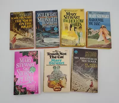 Romantic Suspense Vintage Books Mary Stewart Lot Of 7 Hollow Hills And More • $12.99