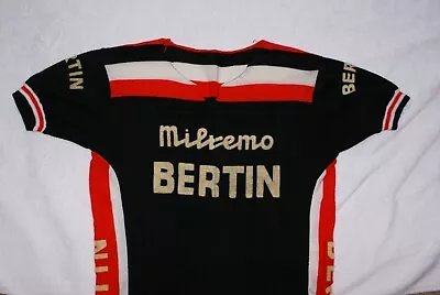 Rare Merino Wool Vintage Cycling Jersey Milremo Bertin Circa 1978 • $79.99