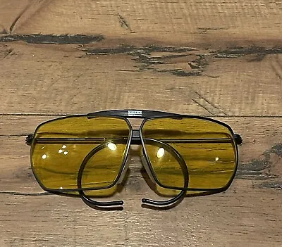 Vintage ZEISS Sportsman 7032  West Germany Yellow Lens Glasses ~ EUC • $189.99