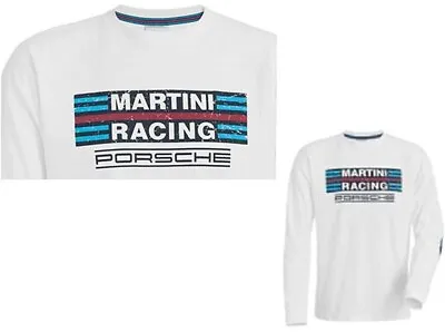 NEW! Porsche Martini Racing Long Sleeve T-Shirt White Medium • $145.99