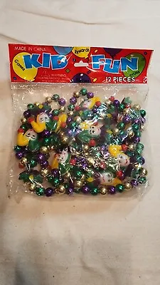 12 Vintage Mardi Gras Beads Jesters Bracelet New Orleans Carnival Party  C • $15