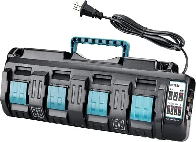 DC18SF 18V LXT Li‑Ion 4-Port Battery Charger Replace For Makita 18 Volt Battery • $68.89