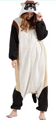 One-Piece Adult's Black-Footed Mink Pajamas Cosplay Costume Sleepwear M • $18