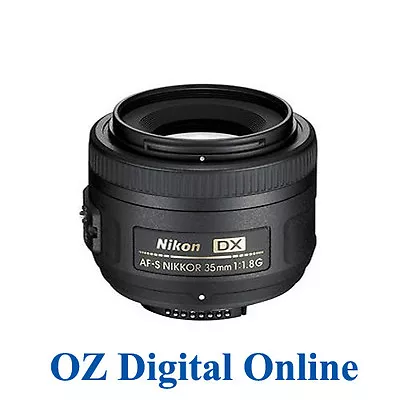 New Nikon NIKKOR AF-S 35mm F/1.8G F1.8 G DX 1 Yr Au Wty • $416.90