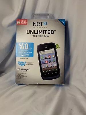 New! Net10 Wireless ZTE Midnight Z768G Cellular Smartphone • $39.99