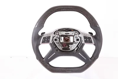 Steering Wheel Carbon FOR Mercedes W463 G65 G63 AMG W166 ML63 X166 GL63 FLAT  • $1049