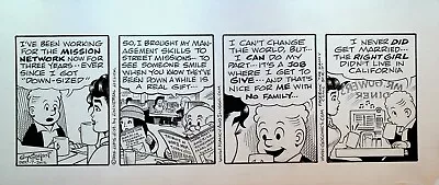 Nancy Comic Strip Original Art Guy Gilchrist December 7 2012 Fritzi Ritz • $144.30