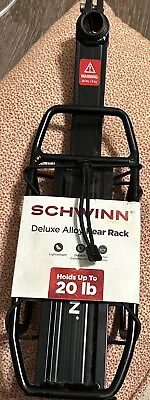 Schwinn Deluxe Alloy Rear Rack Seat Post Mount For Bike With Bungee Cord • $8.99