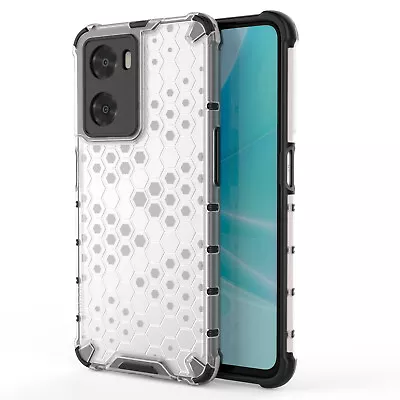 $16.48 • Buy For OPPO A98 5G A78 A16S A76 A96 A74 5G Shockproof Honeycomb Cover TPU PC Case