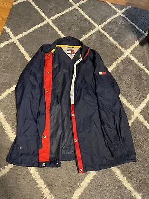 Vintage Tommy Hilfiger Nylon Windbreaker Adult Size Medium  • $14.99