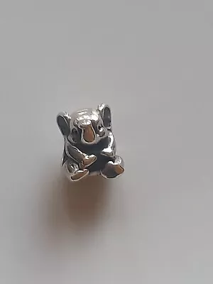 Genuine Pandora Sterling Silver 925 ALE Little Elephant Bracelet Charm • £20