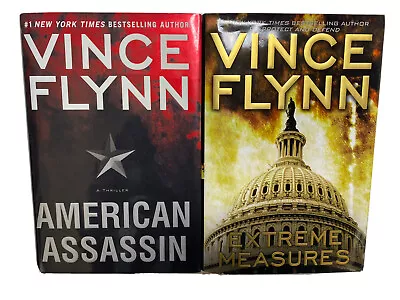 Vince Flynn American Assassin Extreme Measures Lot Of 2 Books • $3.99