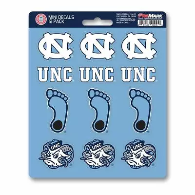 FANMATS 61181 North Carolina Tar Heels 12 Count Mini Decal Sticker Pack • $7.41