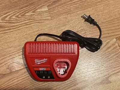 Genuine Milwaukee M12 Battery Charger Lithium Ion 12 Volt 48-59-2401 • $13.99