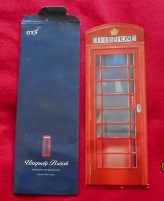 BT Phone Cards; Uniquely British Traditional Red Phone Box Collectors Pack • £19.99