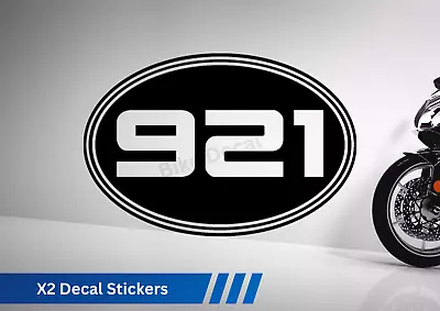 2 Custom Race Numbers Decal Stickers - Honda Suzuki Motorcycle Bike • £7.20