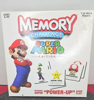 Memory Challenge Super Mario Bros Edition Board Game Hasbro Nintendo COMPLETE • $15.03