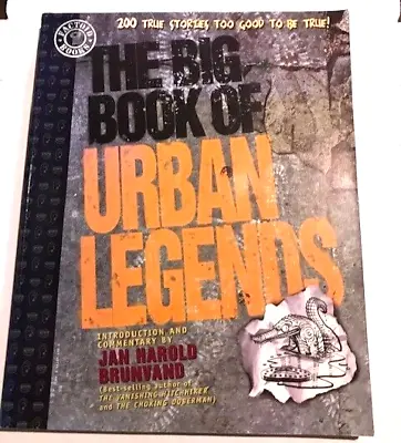 The Big Book Of Urban Legends By Jan Harold Brunvand (Paperback 1994) • $29
