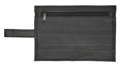 Genuine Leather Travel Money Pouch With Belt Loop #516 • $9.99