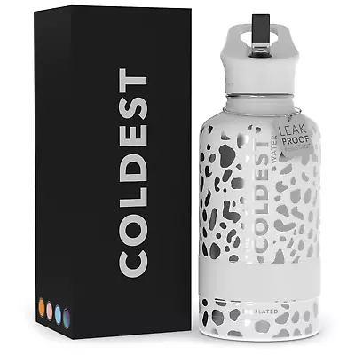 Coldest 64oz Sports Water Bottle Straw Lid Insulated Stainless Steel- 64oz Jug • $55.99