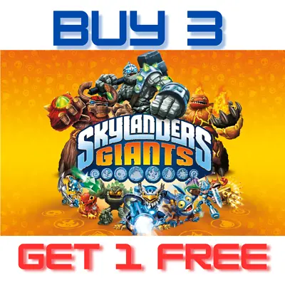 **BUY 3 GET 1 FREE** Skylanders GIANTS Figures Portals Activision • $7.50