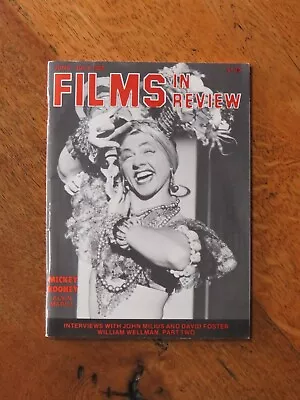Films In Review Magazine June 1982 Vol XXXIII No 6 Carmen Miranda Cover • $10.95