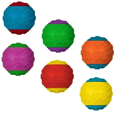 £14.15 • Buy 6 X GENUINE Scooby Doo Balls Durable Squeaky Dog Ball Toys  - CHEAPEST UK SELLER