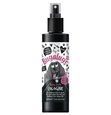 £9.25 • Buy Bugalugs Baby Fresh Dog Cologne 200ml Spray Spritz And Go Dog Perfume UK MADE