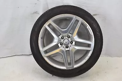 2013-2016 MERCEDES GL550 GL63 X166 WHEEL RIM & TIRE 10Jx21H2 ET46 21  AMG OEM • $399.69