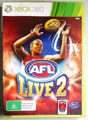 AFL Live 2 (AUS) (Xbox 360) [PAL] - WITH WARRANTY • $13.64