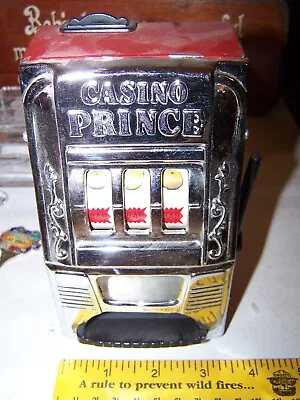 Vintage Waco Casino Prince Novelty Desk Top Slot Machine Coin Bank Working Japan • $40