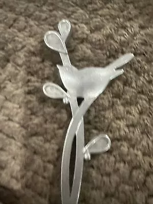 Beehive 2005 Spoon Vintage Handmade Pewter Bird Coffee Scoop 6.5  No Box • $25.99