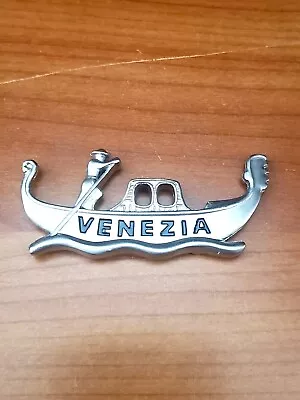 Venezia Souvenir Refrigerator Magnet Italy Gondola Metal • $3.89