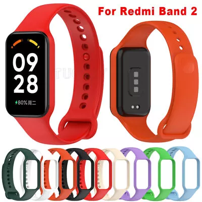 For Xiaomi Redmi Band 2 Replacement Smart Watch TPU Silicone Wrist Band Strap • £3.59