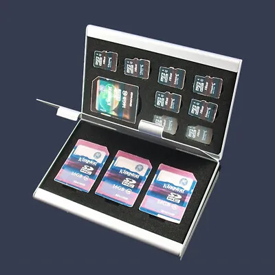 Memory Card Storage Box Wallet Micro SD TF Card Protective Holder Organizer Case • $6.29