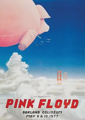 Pink Floyd  Oakland Coliseum  Concert Poster • $13.99