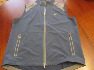 Peter Millar Masters Performance Golf Vest Blue Berckmans Augusta National M • $159.99