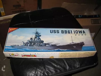 Parts Sealed USS BB61 Iowa Motorized Kit By Nichimo In 1/500 Scale - No Decals • $44.99