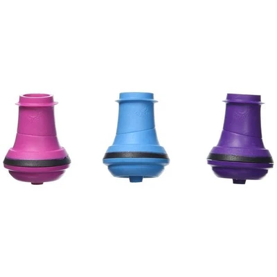 $24.11 • Buy Vacu Vin 8850606 Wine Stoppers Pink Purple & Blue - Gift Box - Set Of 3