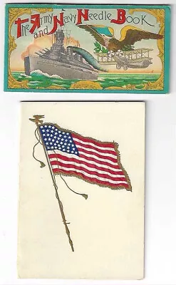 Patriotic Army And Navy Needle Book Star Spangled Banner From Shattuck & Jones • $3