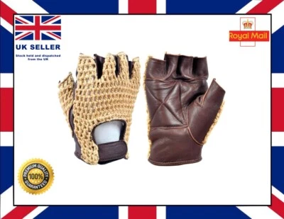 £2.99 • Buy Weight Lifting Leather Gloves Training Gym Fitness Cycling Workout Gloves