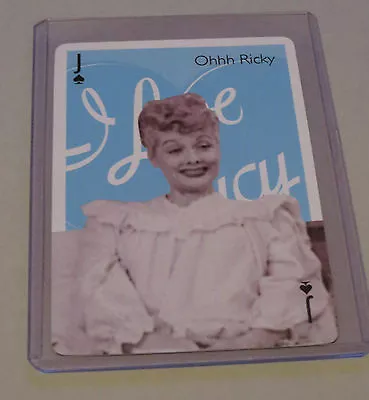 I Love Lucy PLAYING CARD 1950s T.V SHOW THE JACK  INNOCENT LUCY   FREE SHIP • $1.92