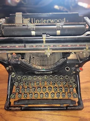 Vintage Underwood Typewriter - 1920's Or 1930's (?) Restoration Piece • $50