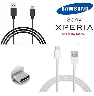 TYPE C USB CHARGER  DATA CABLE FOR SONY XPERIA XZ/X Compact /L1/ XA1/ XZ Premium • £1.99